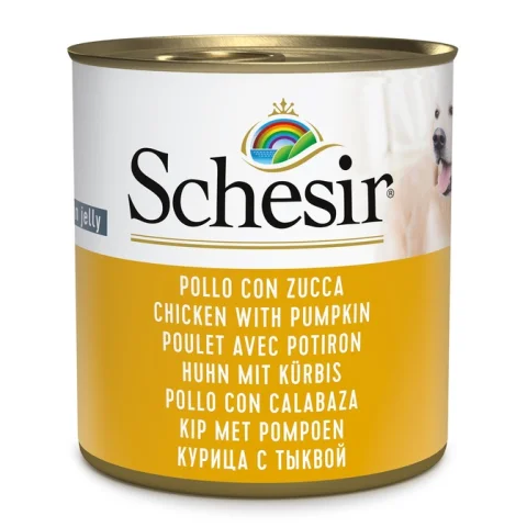 SCHESIR CANE JELLY POLLO ZUCCA 285GR (lattina)