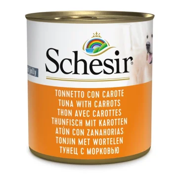 SCHESIR CANE JELLY TONNO CAROTE 285GR (lattina)