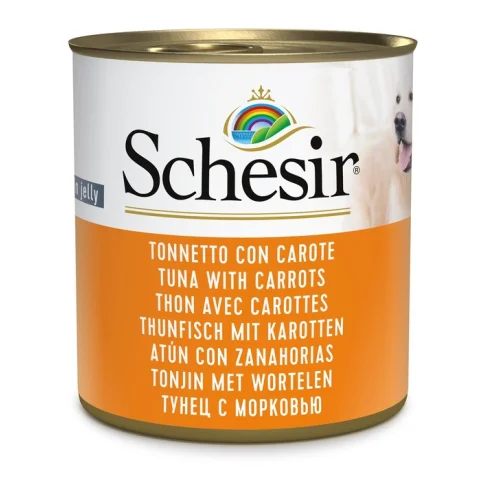 SCHESIR CANE JELLY TONNO CAROTE 285GR (lattina)