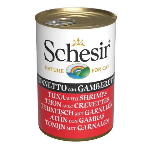 SCHESIR GATTO JELLY TONNETTO GAMBERETTI 140GR (lattina)
