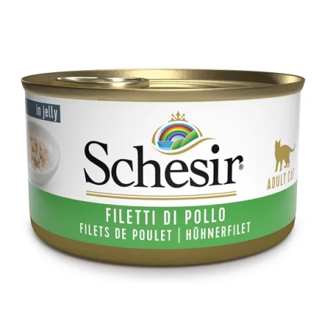 SCHESIR GATTO JELLY POLLO 70GR (lattina) SCHESIR GATTO JELLY POLLO 70GR (lattina)