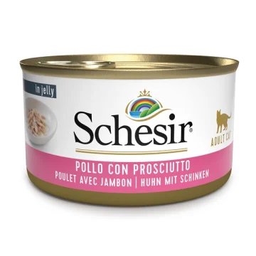 SCHESIR GATTO JELLY POLLO PROSCIUTTO 70GR (lattina)