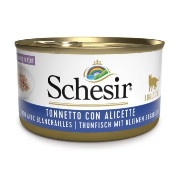 SCHESIR GATTO BRODO DI COTTURA TONNETTO ALICETTE 85GR (lattina)