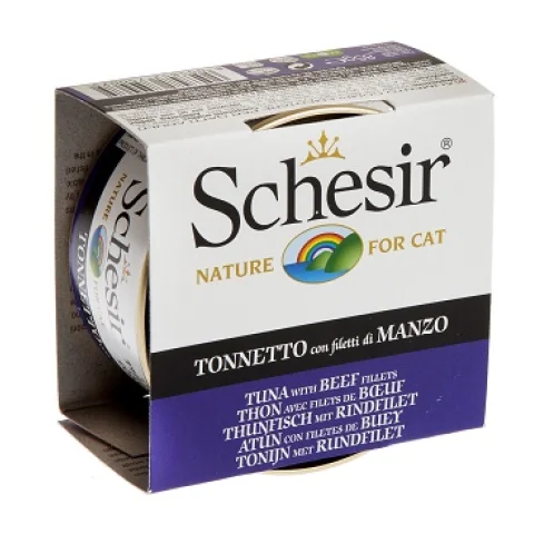 SCHESIR GATTO JELLY TONNETTO MANZO 85GR (lattina)