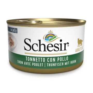 SCHESIR GATTO JELLY TONNETTO POLLO 85GR (lattina)
