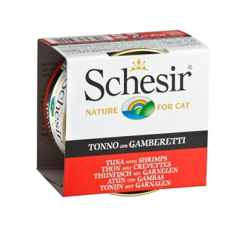 SCHESIR GATTO JELLY TONNETTO GAMBERETTI 85GR (lattina)
