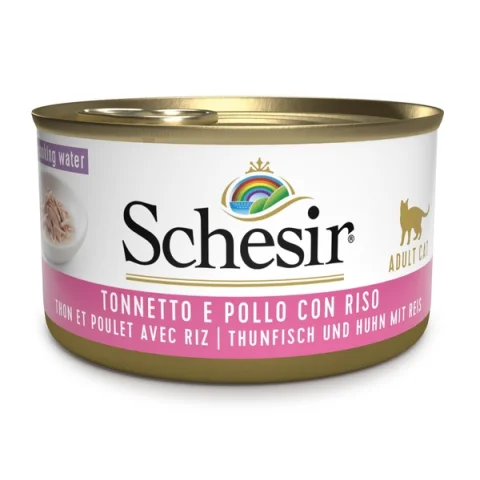 SCHESIR GATTO BRODO DI COTTURA TONNETTO POLLO 85GR (lattina) SCHESIR GATTO BRODO DI COTTURA TONNETTO POLLO 85GR (lattina)