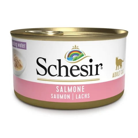 SCHESIR GATTO BRODO DI COTTURA SALMONE 85GR (lattina) SCHESIR GATTO BRODO DI COTTURA SALMONE 85GR (lattina)