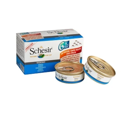 SCHESIR GATTO BRODO DI COTTURA TONNO 6x50GR (lattina) MULTIPACK SCHESIR GATTO BRODO DI COTTURA TONNO 6x50GR (lattina) MULTIPACK