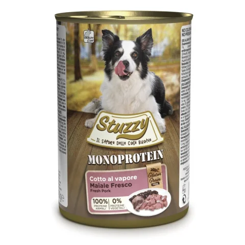 STUZZY CANE MONOPROTEICO ADULT MAIALE 400GR (lattina)