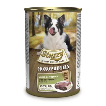 STUZZY CANE MONOPROTEICO ADULT VITELLO 400GR (lattina)