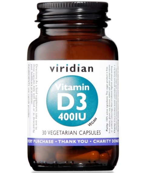 VIRIDIAN Vit.D3  400UI 30Cps