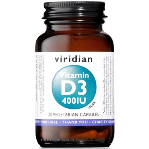 VIRIDIAN Vit.D3  400UI 30Cps