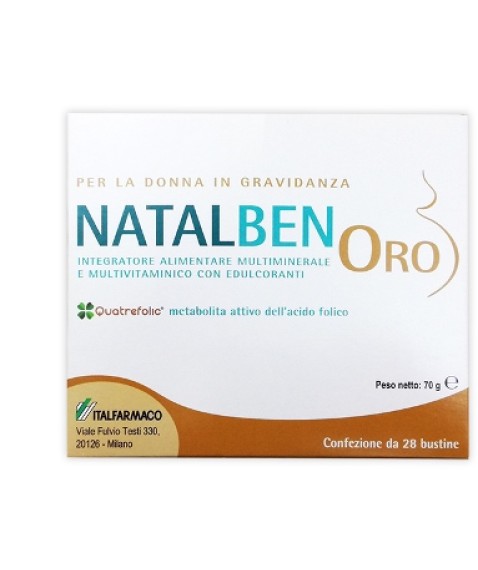 Natalben Oro 28 Bustine - Integratore alimentare per la donna in gravidanza