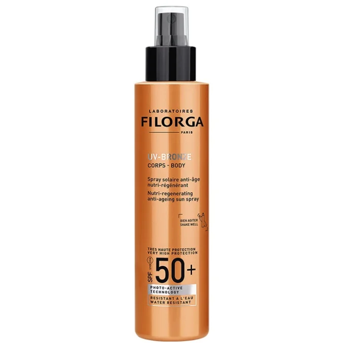FILORGA UV - BRONZE CORPS SPF 50+ Spray Solare Anti-et&agrave; Nutri - Rigenerante