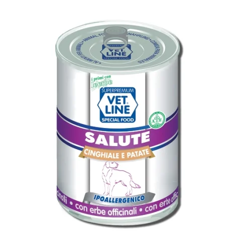 OLISTIKA VET LINE CANE SALUTE IPOALLERGENICO CINGHIALE PATATE 400GR (lattina)