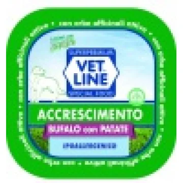 OLISTIKA VET LINE CANE CRESCITA BUFALO PATATE 150GR (vaschetta)