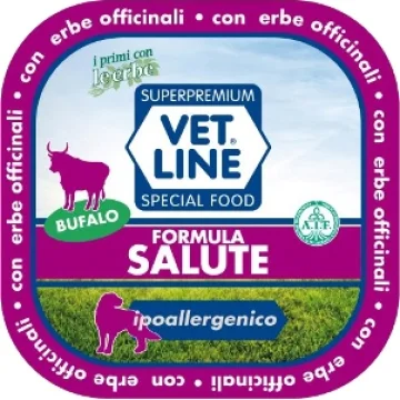 OLISTIKA VET LINE CANE SALUTE BUFALO PATATE 150GR (vaschetta)