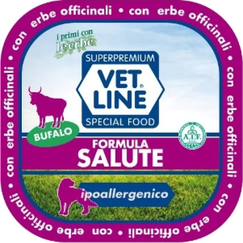 OLISTIKA VET LINE CANE SALUTE BUFALO PATATE 150GR (vaschetta)