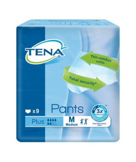 TENA PANTS PLUS PANN M 9PZ 2533