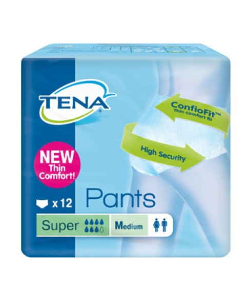 TENA PANTS SUPER M NEW 12PZ 3534