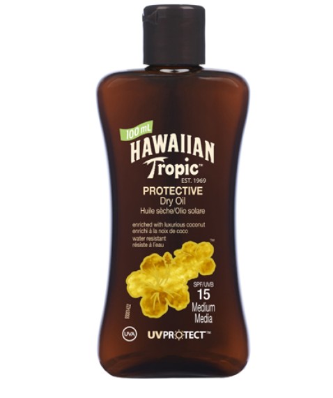 H/TROPIC P/DRY OIL SPF15 100 ML