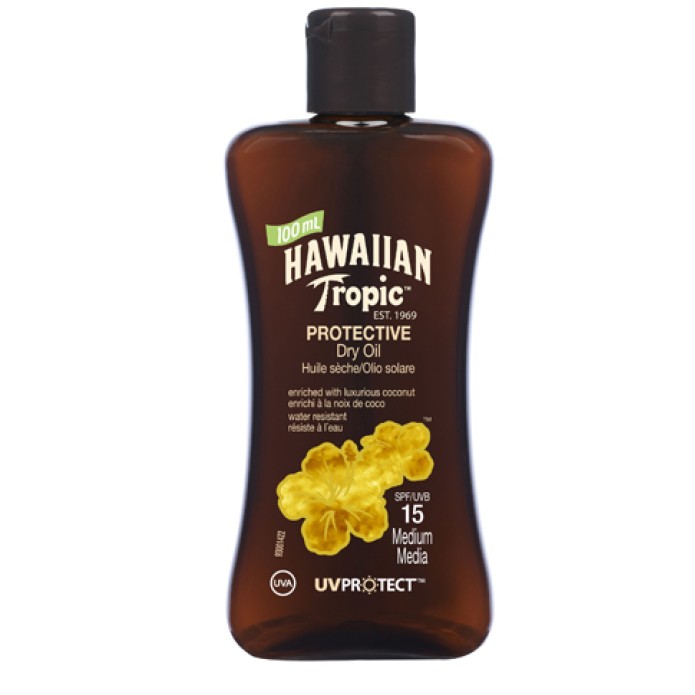 H/TROPIC P/DRY OIL SPF15 100 ML