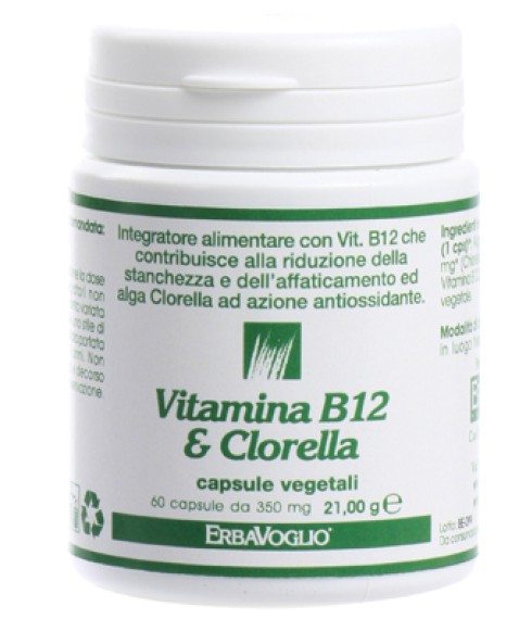 VITAMINA B12+CLORELLA 60CPS