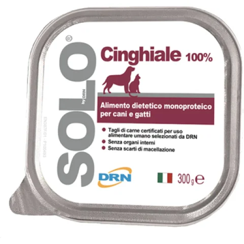 NEXTMUNE DRN SOLO CANE/GATTO MONOPROTEICO CINGHIALE 300GR (vaschetta)