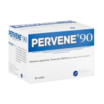 Pervene 90 Ovaline - Integratore alimentare per l'insufficienza venosa cronica e le emorroidi croniche