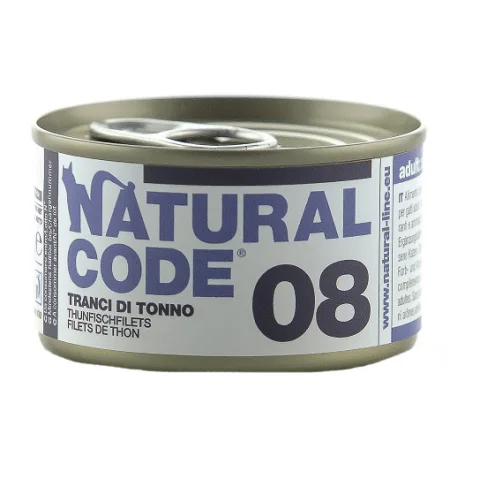 NATURAL CODE GATTO 08 TONNO 85GR (lattina)