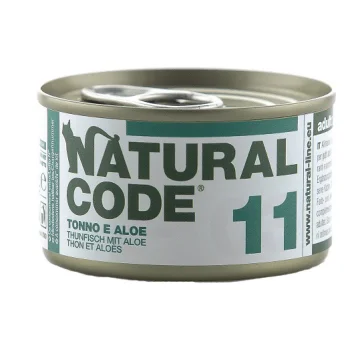 NATURAL CODE GATTO 11 TONNO ALOE 85GR (lattina)