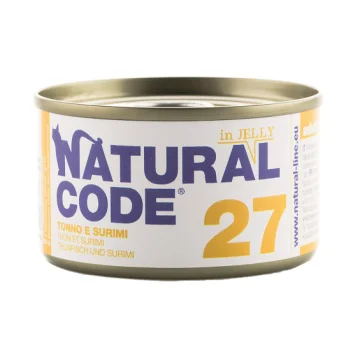 NATURAL CODE GATTO 27 JELLY TONNO SURIMI 85GR (lattina)