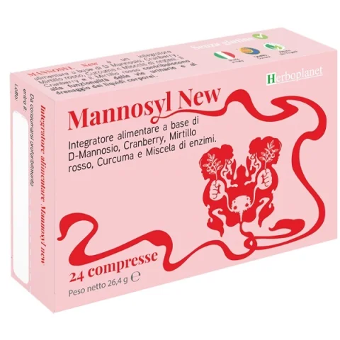 Mannysol New 24 Compresse Integratore per il Drenaggio dei Liquidi Corporei