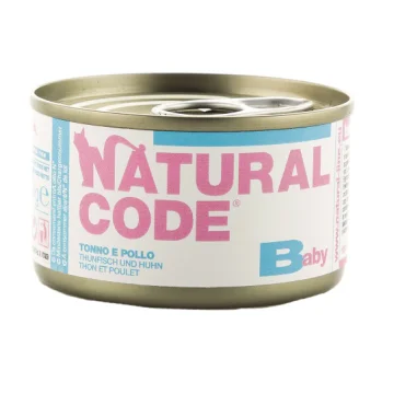 NATURAL CODE GATTO BABY TONNO POLLO 85GR (lattina)