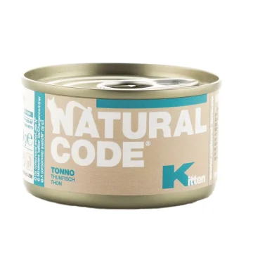 NATURAL CODE GATTO KITTEN TONNO 85GR (lattina)