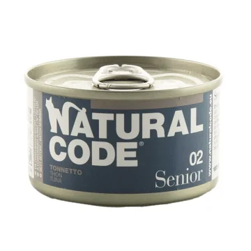 NATURAL CODE GATTO SENIOR 02 TONNO 85GR (lattina)