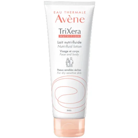 Avène TriXera Latte Nutri-Fluido Lenitivo Viso e Corpo per Tutta la Famiglia 100 ml