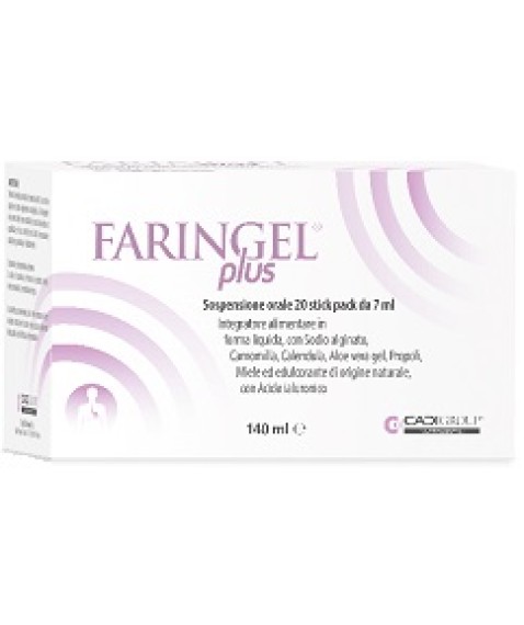 Faringel Plus 20 stick pack 7 ml Trattamento del reflusso gastroesofageo e delle infiammazioni orali