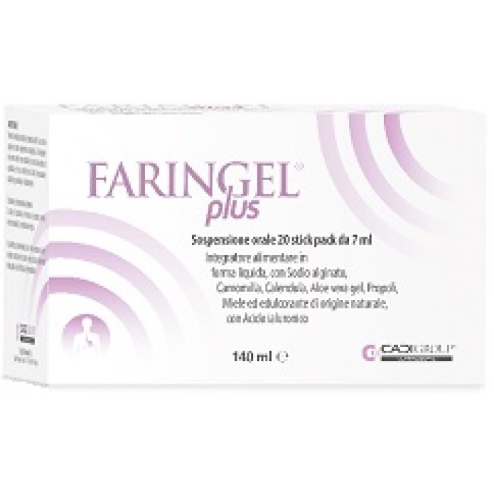 Faringel Plus 20 stick pack 7 ml Trattamento del reflusso gastroesofageo e delle infiammazioni orali