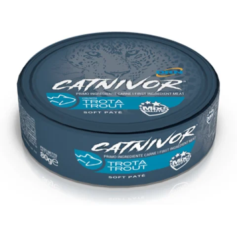 NEXTMUNE DRN CATNIVOR GATTO PATE' TROTA 80GR (lattina)