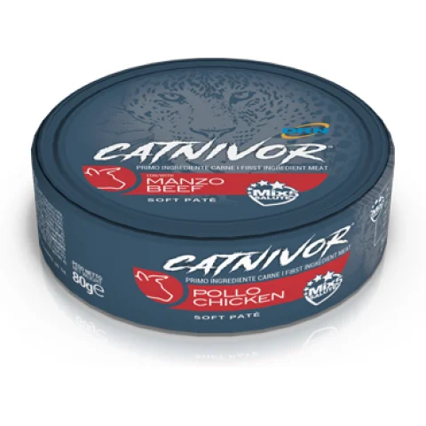 NEXTMUNE DRN CATNIVOR GATTO PATE' MANZO 80GR (lattina)