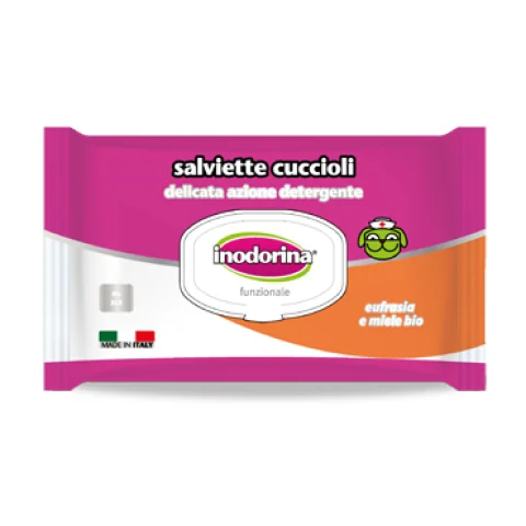 INODORINA SALVIETTE CUCCIOLI 40PZ