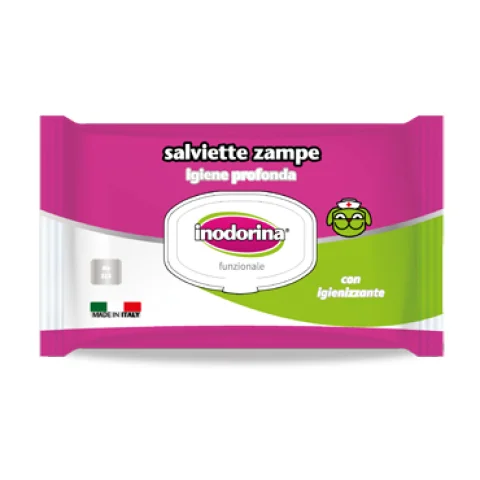 INODORINA SALVIETTE ZAMPE 40PZ