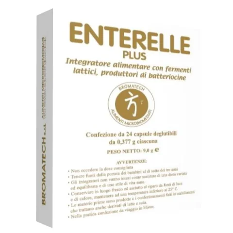 Enterelle Plus 24 Capsule Integratore con fermenti lattici