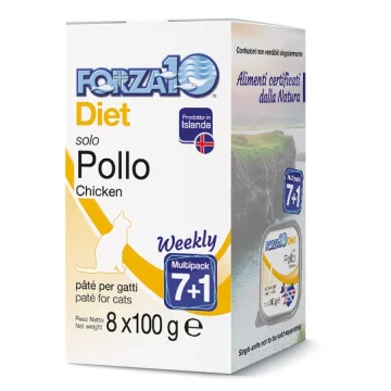 FORZA10 GATTO DIET PATE' SOLO POLLO 100GR (vaschetta)