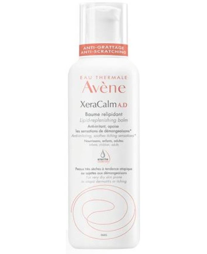 Avène XeraCalm A.d Balsamo Liporestitutivo 400 ml per pelli sensibili molto secche, soggette a eczema atopico