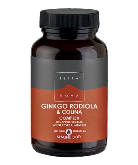 GINKGO RODIOLA COLINA 50CPS VE