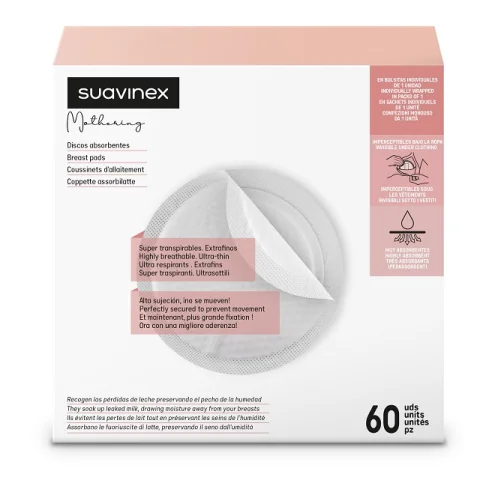 SUAVINEX COPPETTE ASSORBIL 60P