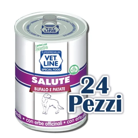 OLISTIKA VET LINE CANE SALUTE IPOALLERGENICO BUFALO PATATE 400GR (lattina)